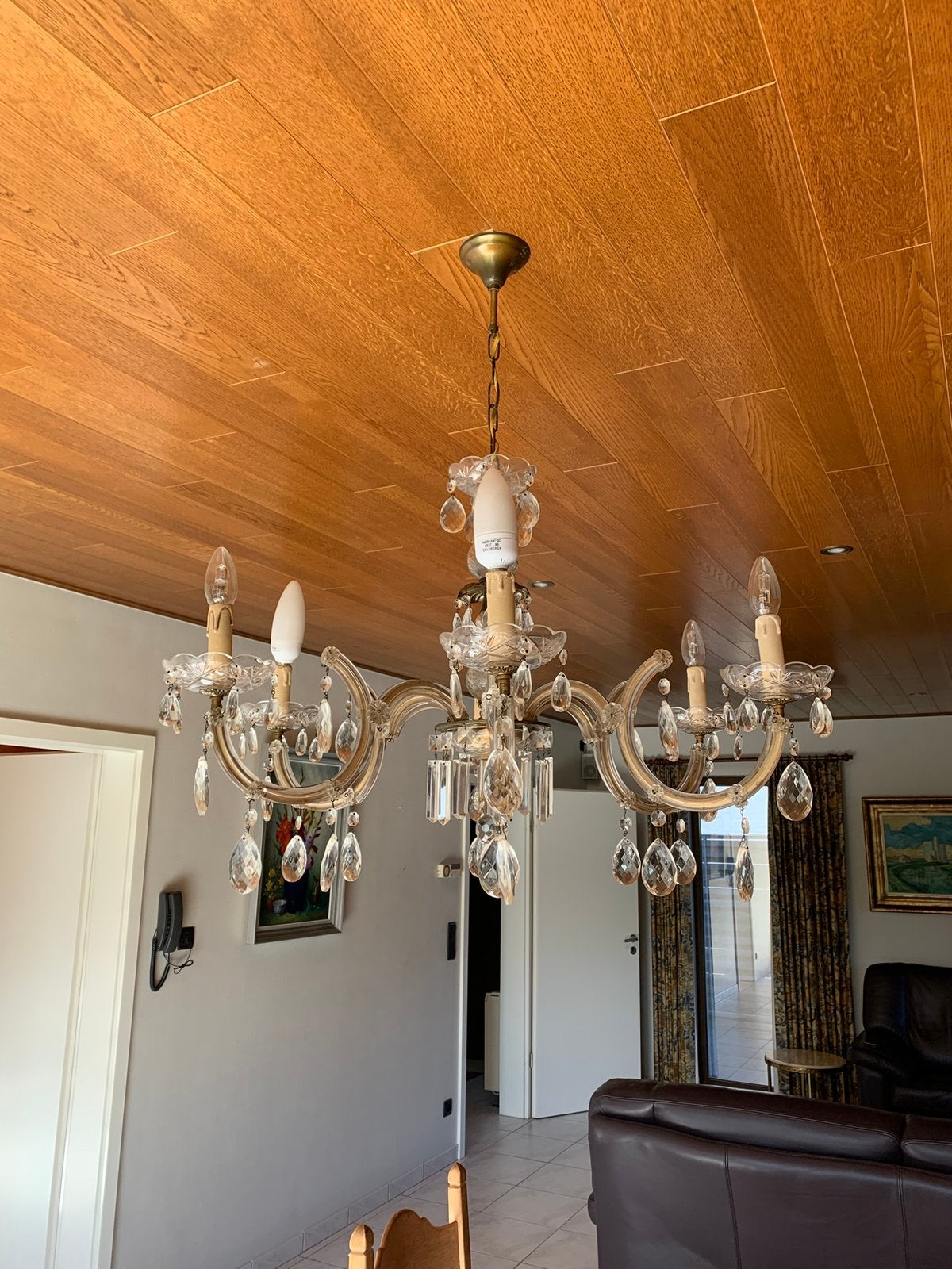 Plafondverlichting, Maison & Meubles, Lampes | Lustres, Enlèvement, Comme neuf