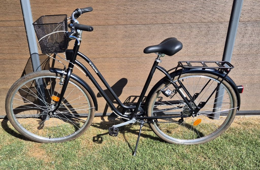 VÉLO BTWIN - noir, Vélos & Vélomoteurs, Autres marques, Vitesses, 53 à 56 cm, Enlèvement