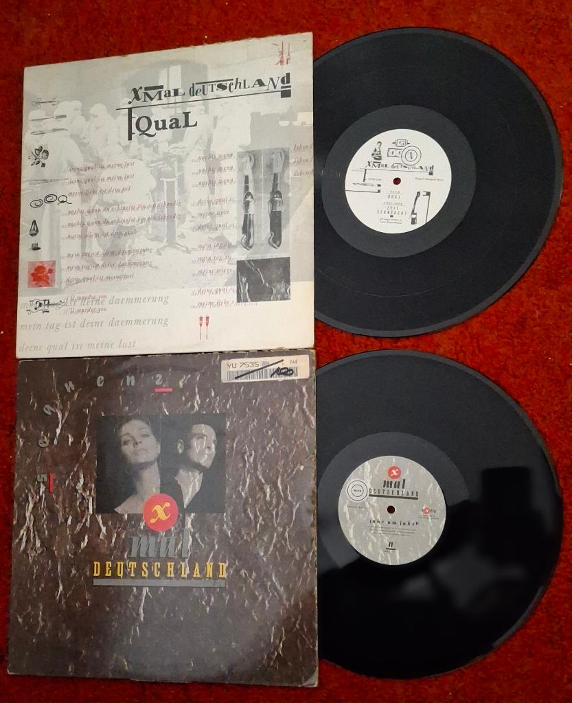 VINYLS Xmal Deutschland LP 33t Maxi singles 12", Ophalen of Verzenden, 1980 - 1989, Gebruikt