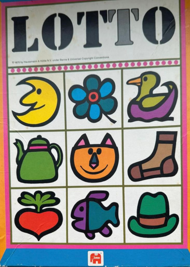 Vintage Lotto (plaatjes) kinderspel van Jumbo, Hobby & Loisirs créatifs, Jeux de société | Jeux de plateau, Utilisé, Enlèvement ou Envoi