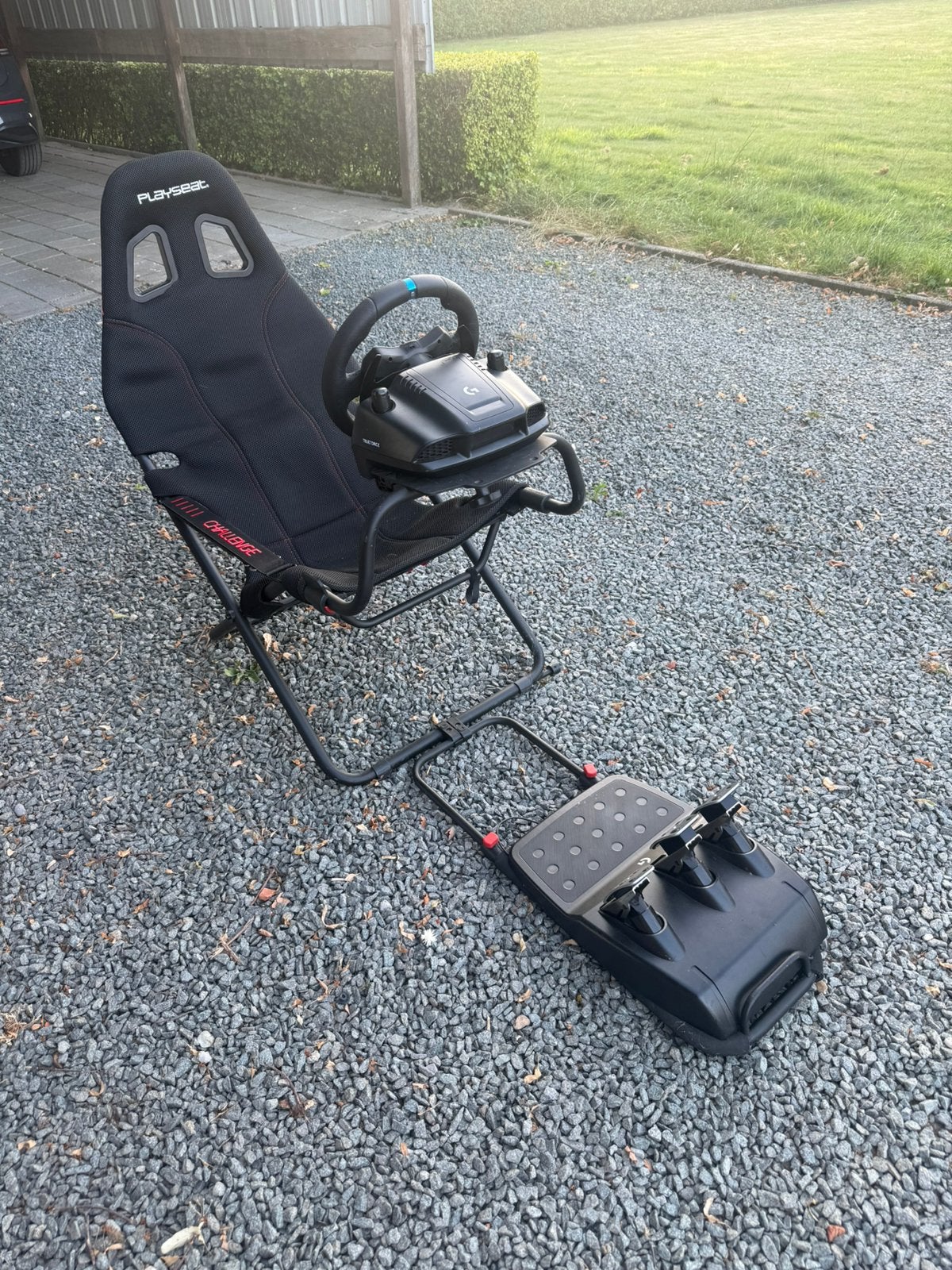 Playseat + logitech g923 en pedalen., Games en Spelcomputers, Ophalen, Zo goed als nieuw