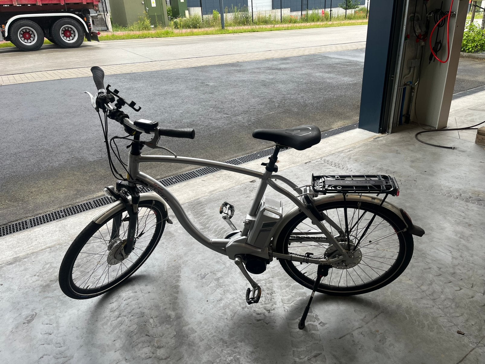 elektrische herenfiets Flyer, Ophalen, Zo goed als nieuw