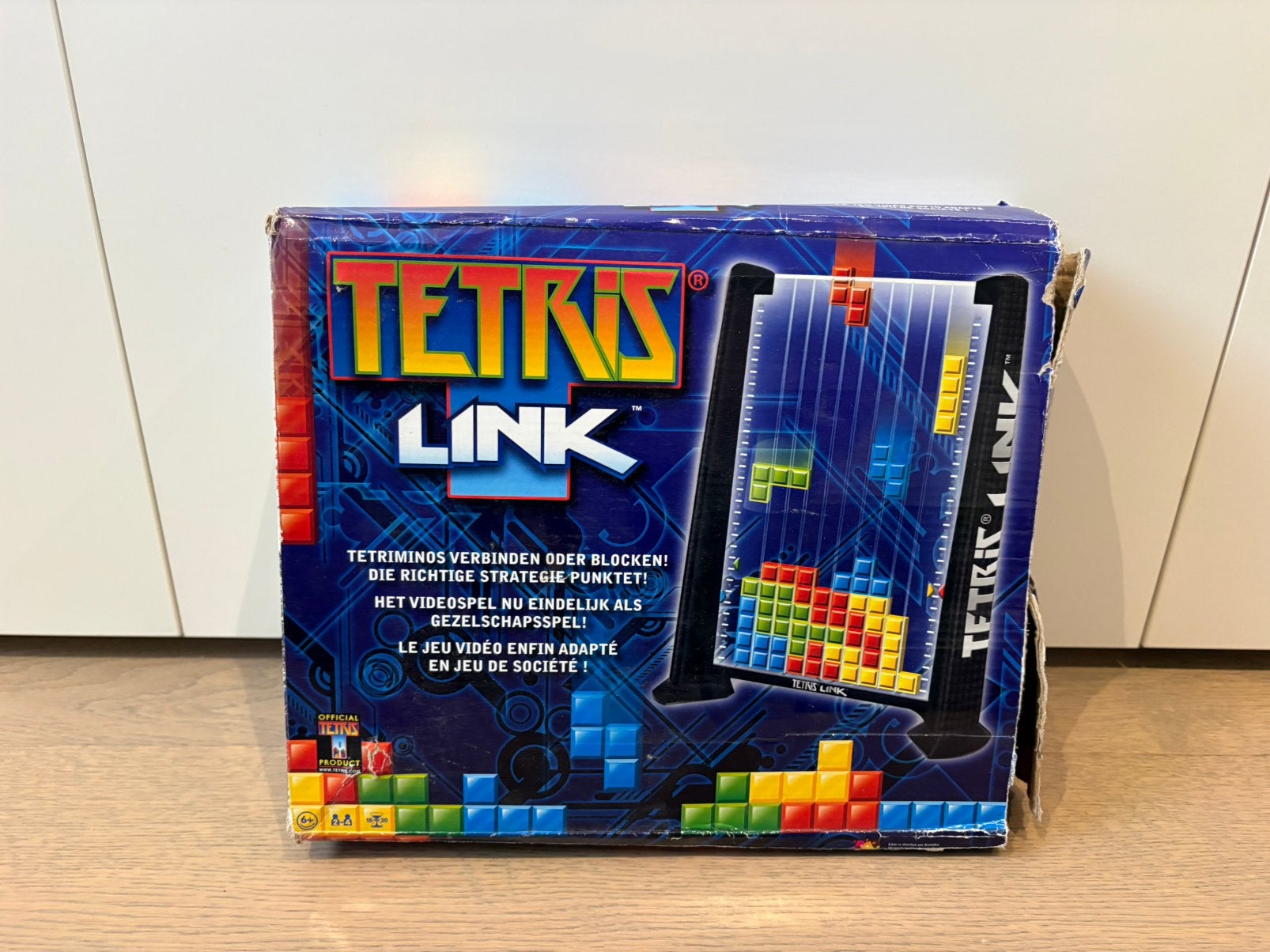 Lien vers Tetris, Trois ou quatre joueurs, Enlèvement ou Envoi, Utilisé