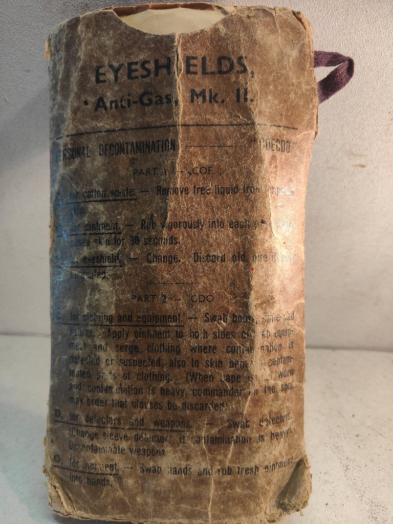 lunette eyshields anti gaz mke ww2, Verzamelen, Ophalen of Verzenden