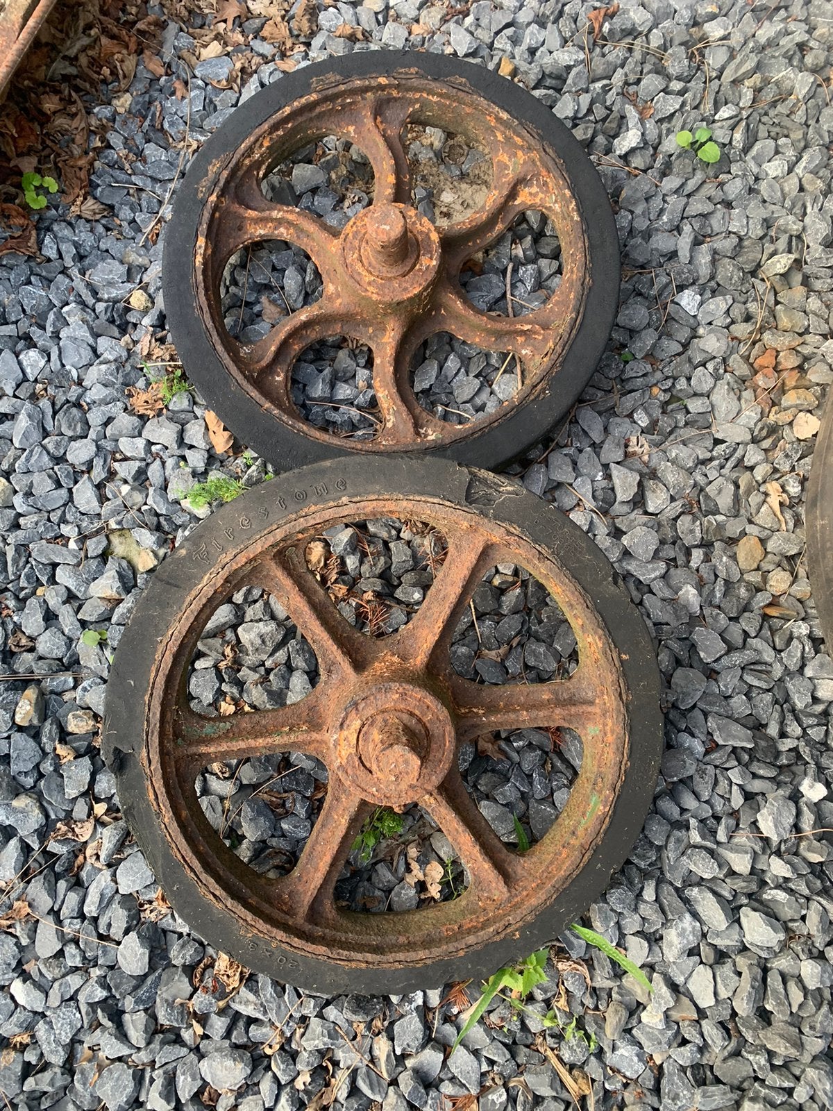 Roue ancienne, Enlèvement