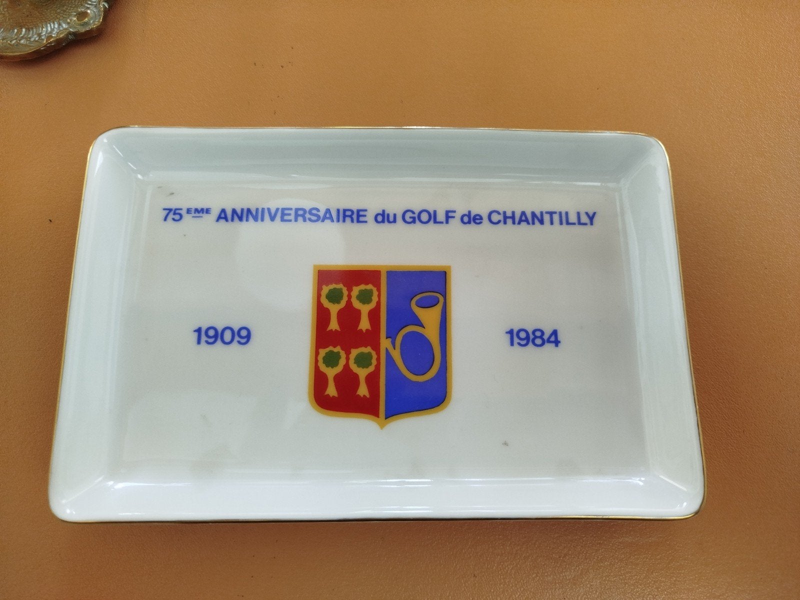 Leeg porseleinen zakje van Limoges -Decor Chantilly, Antiek en Kunst, Ophalen of Verzenden