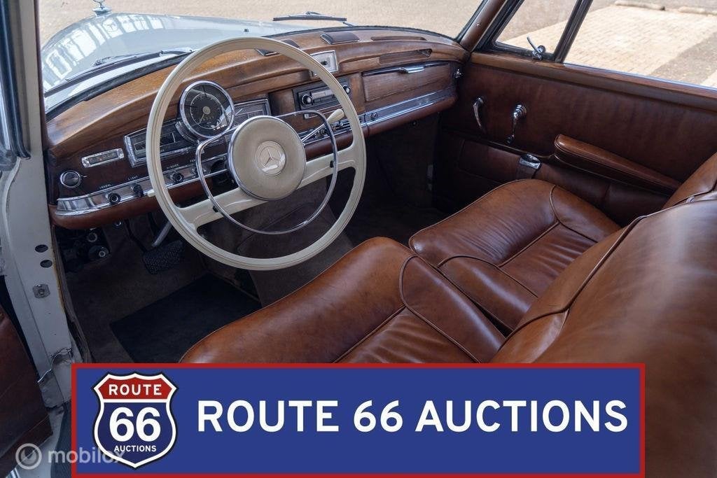 Mercedes-Benz 300 Adenauer | 1961 | Route 66 Auctions, Auto's, Zwart, Mercedes-Benz, Bedrijf, Handgeschakeld