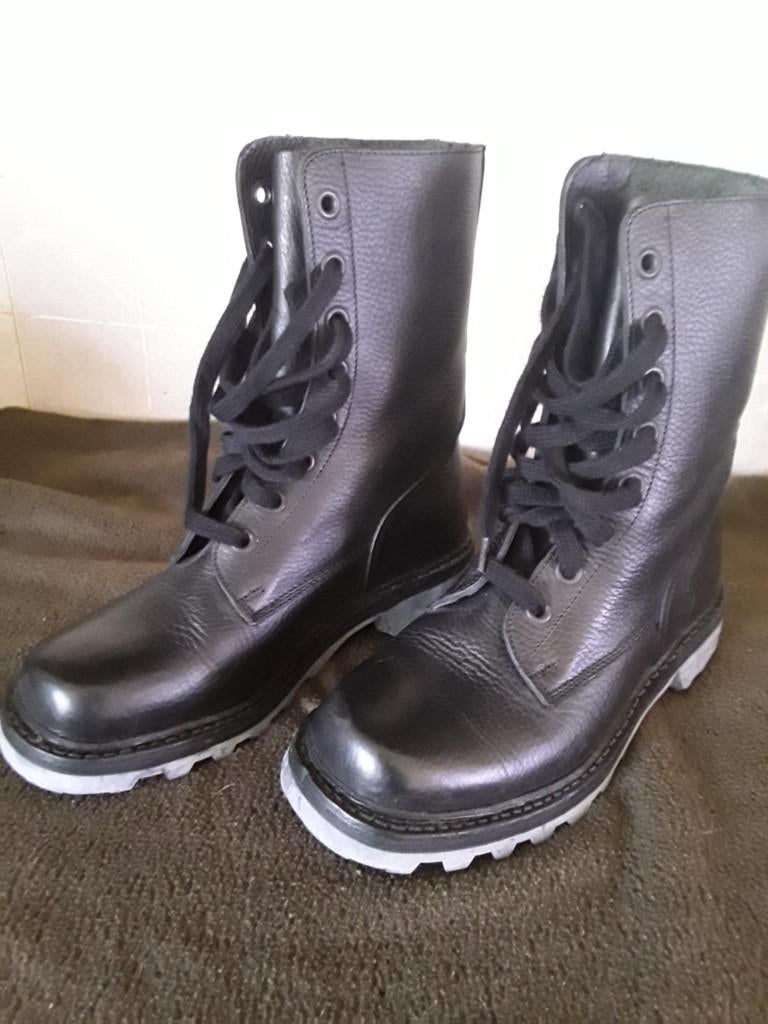 Combat shoes - Zwart, Ophalen, Nieuw, Zwart
