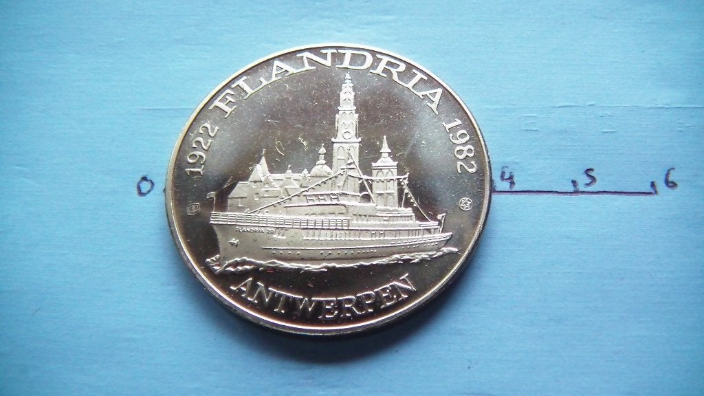 RESERVE ALN médaille flandria antwerpen 1982, Enlèvement