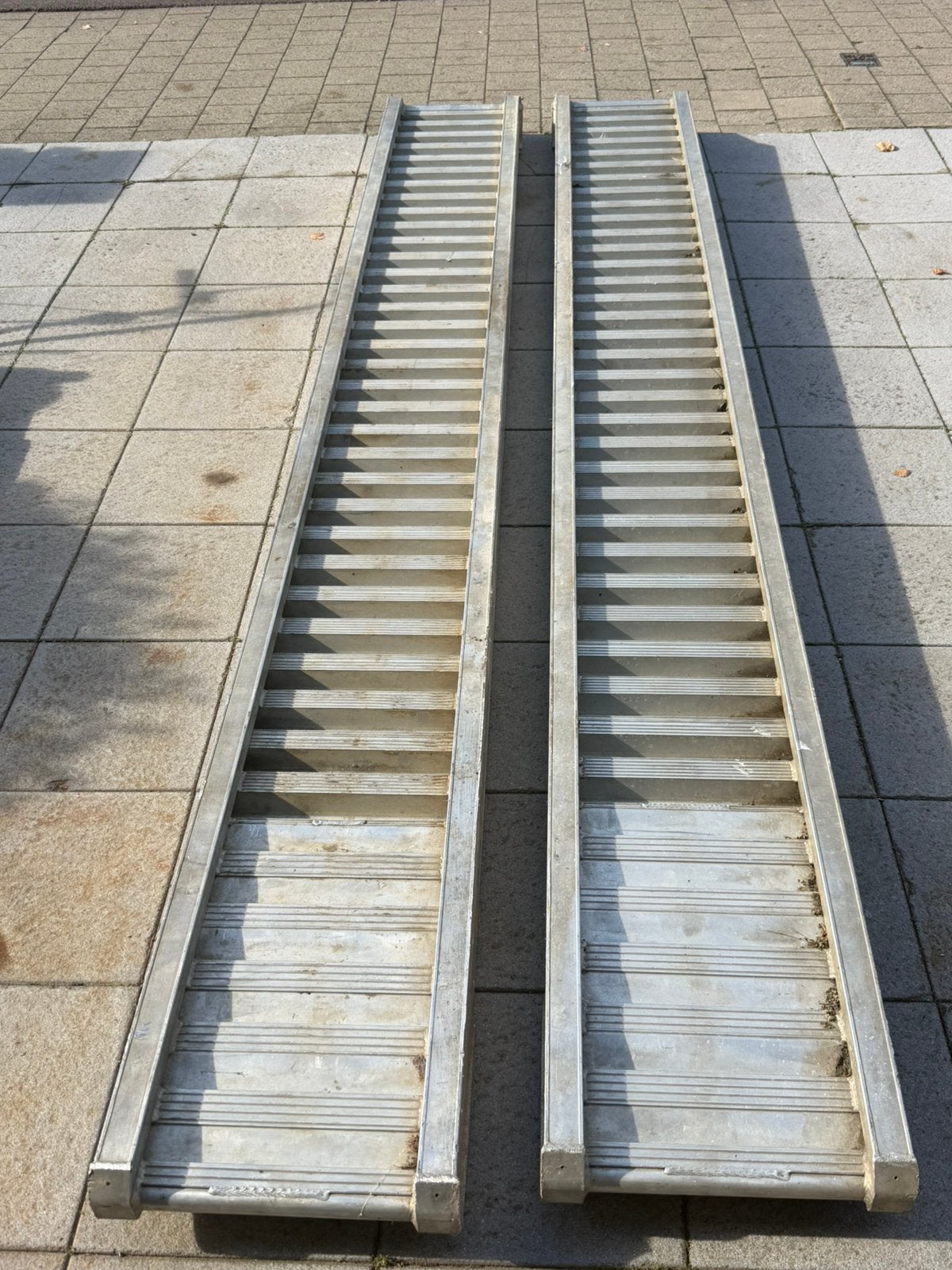 Rampen 4 meters voor 4 ton, Ophalen