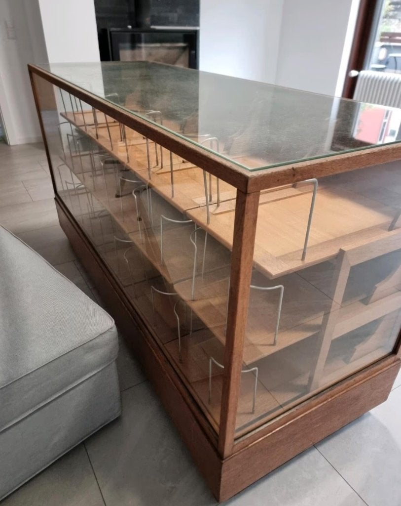 Vitrine Winkeltoog Toonbank Winkelinrichting Eiken met Laden, Ophalen of Verzenden