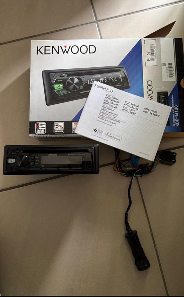 Kenwood autoradio KDC 161-UG, Ophalen of Verzenden, Zo goed als nieuw