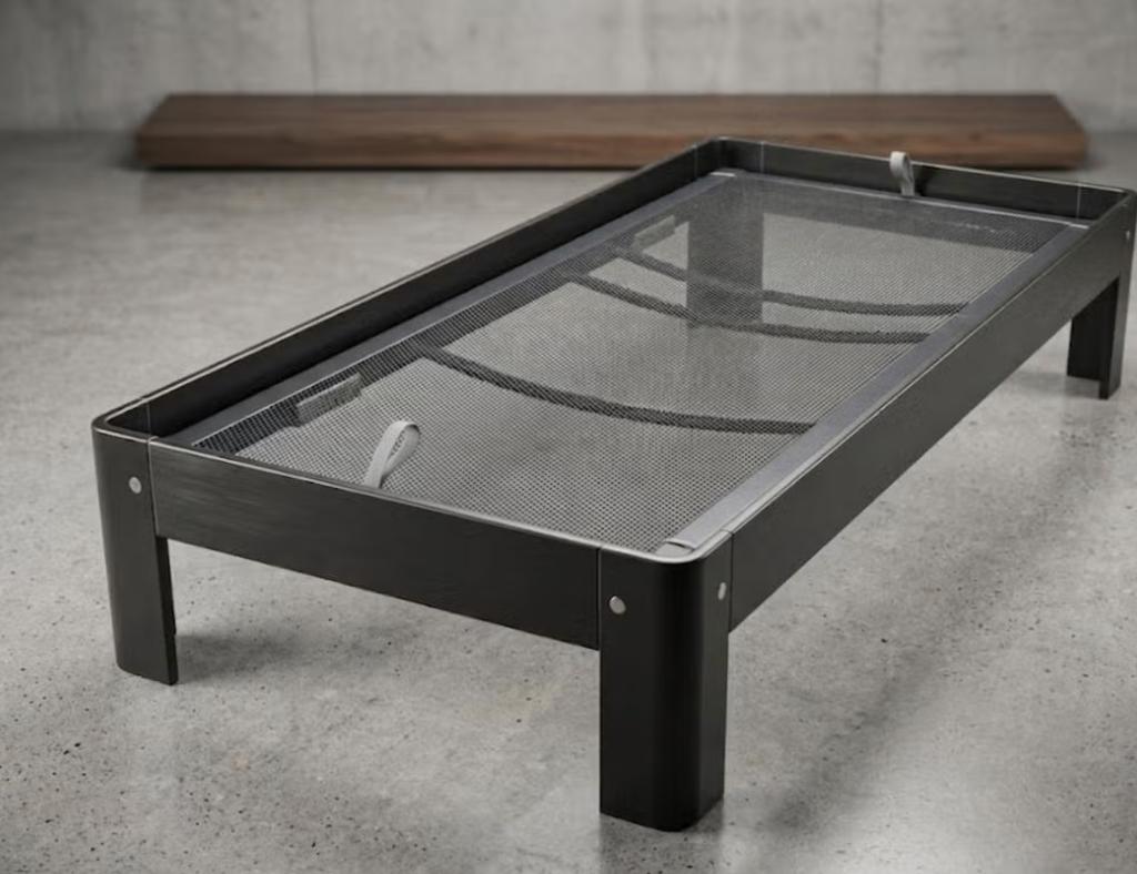 auping bed 90 x 200, Huis en Inrichting, Slaapkamer | Bedden, Ophalen, Gebruikt