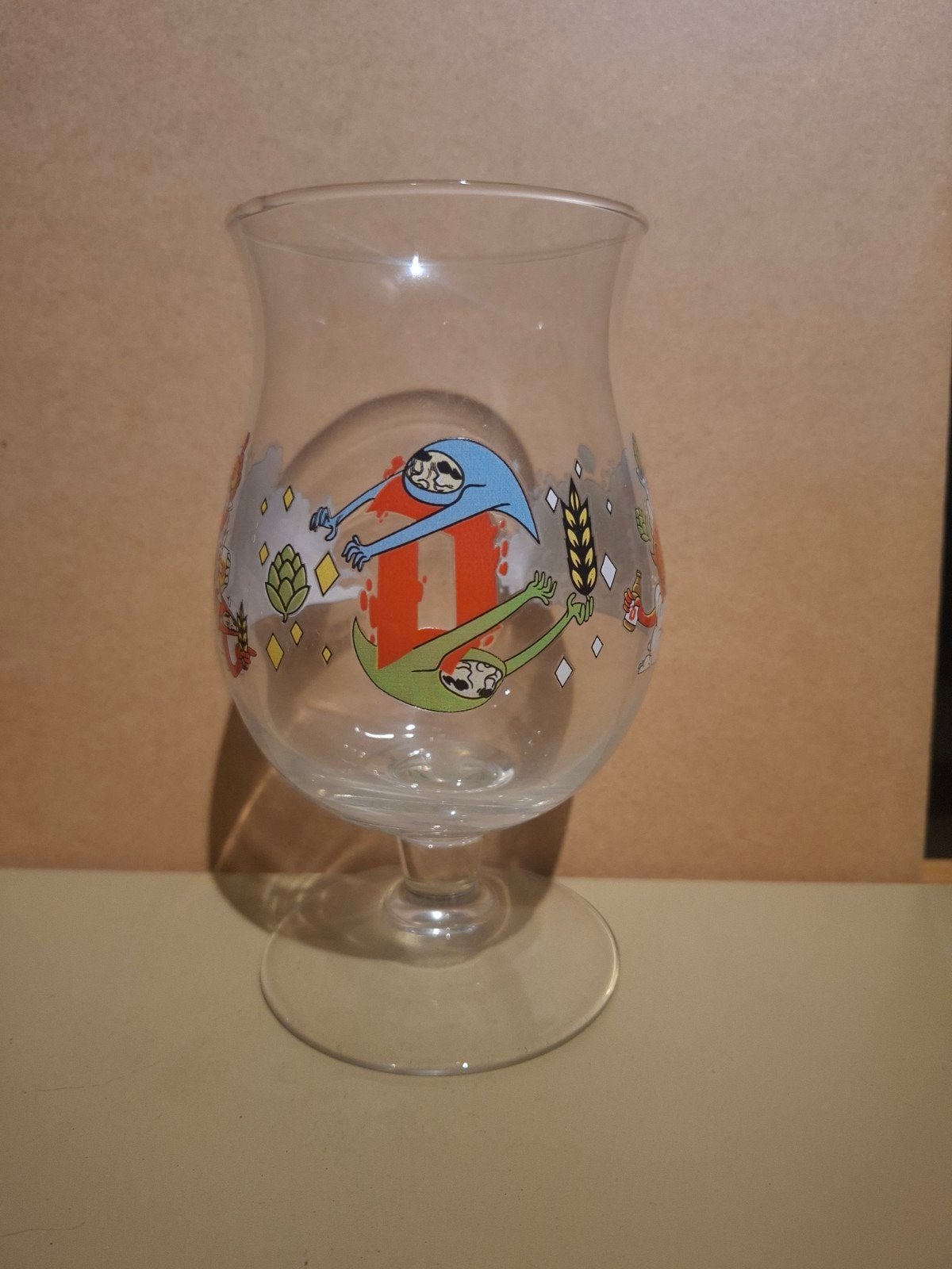 Duvel glas JT Daniels, Ophalen of Verzenden, Duvel