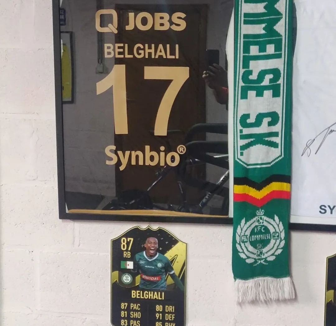 Match worn shirt - Rafik Belghali / SK Lommel, Verzamelen, Ophalen, Zo goed als nieuw, Shirt