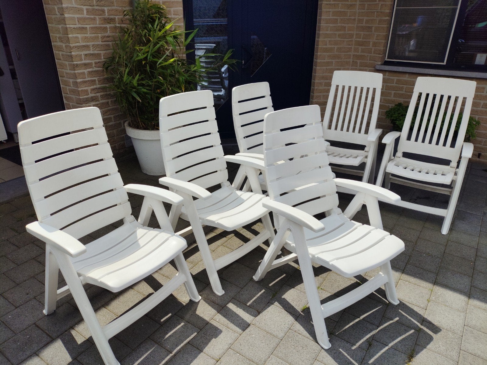 6 Hartman tuinstoelen, Tuin en Terras, Ophalen