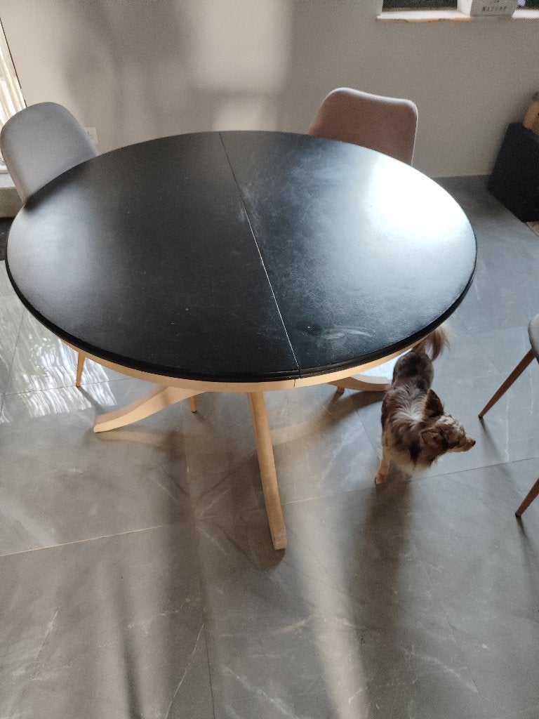 Ensemble table extensible rosentorp et 4 chaises Ikea, Maison & Meubles, Tables | Tables à manger, 100 à 150 cm, Quatre personnes