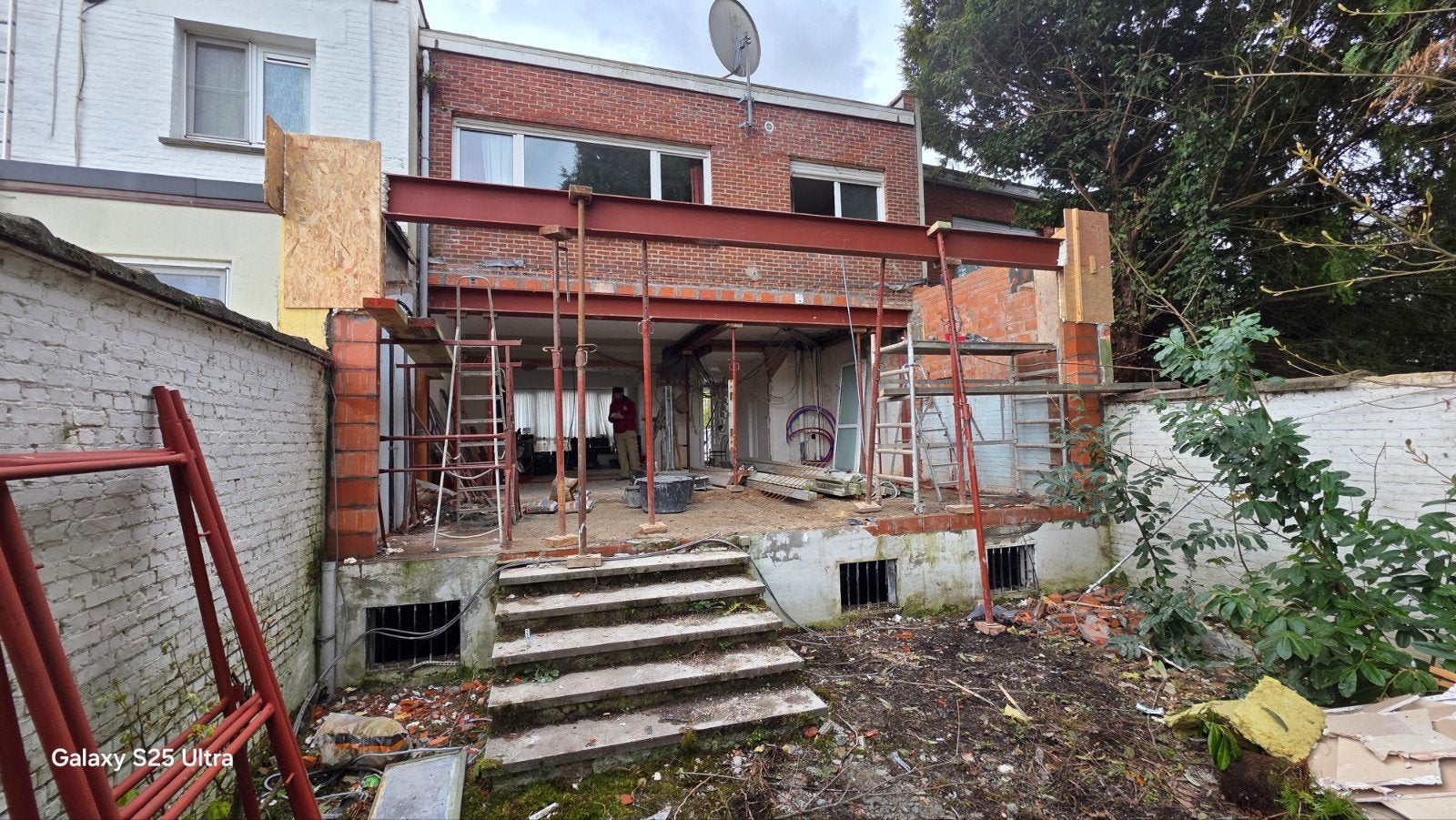 Draagbalk plaatsen.Poutrel plaatsen.0466498753, Ophalen of Verzenden