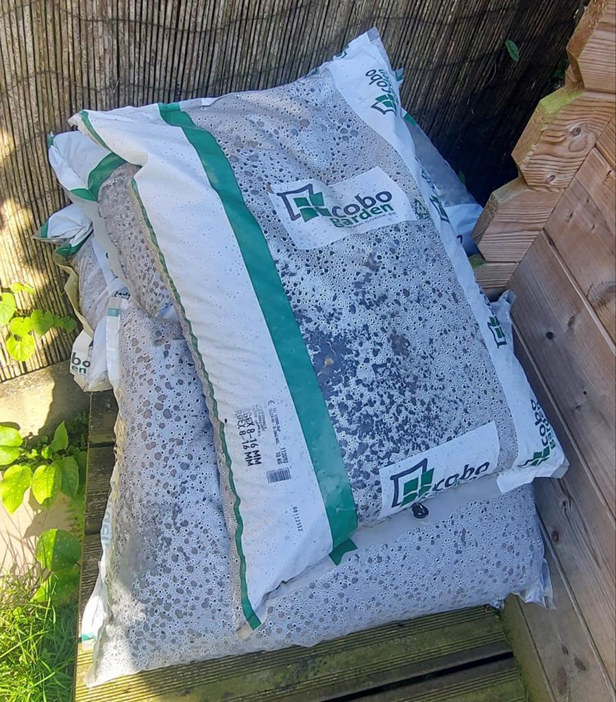 Billes d'argile cuites 6sacs, Enlèvement