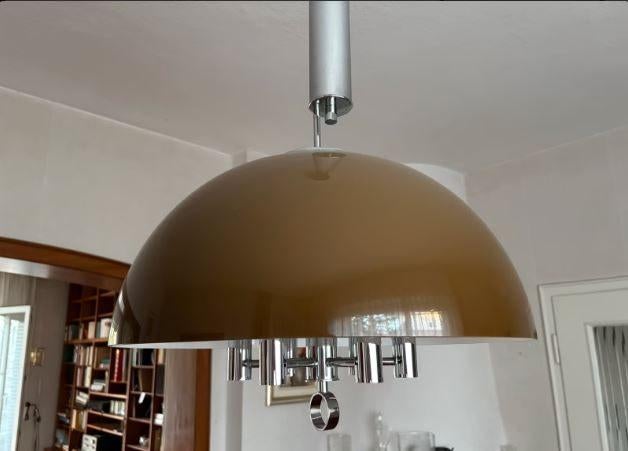 vintage  Guzzini space age katrol lamp space age, Ophalen, Huis en Inrichting