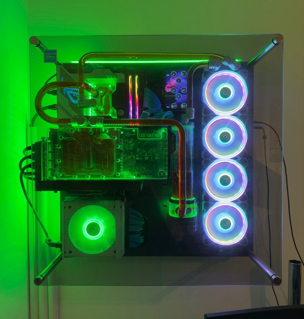 Highend Gaming PC - custom watergekoeld, Computers en Software, Ophalen, 32 GB, Intel Core i9, Custom Build