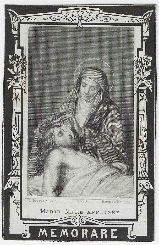 Eugénie Wintyens, ? 1849 - Chênée? 1880, Ophalen of Verzenden, Bidprentje