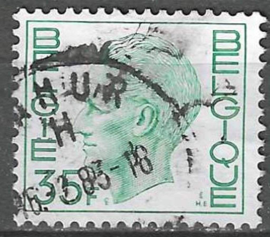 Belgique 1980 - Yvert/OBP 1984 - Roi Baudouin (ST), Envoi, Affranchi, Oblitéré, Maison royale