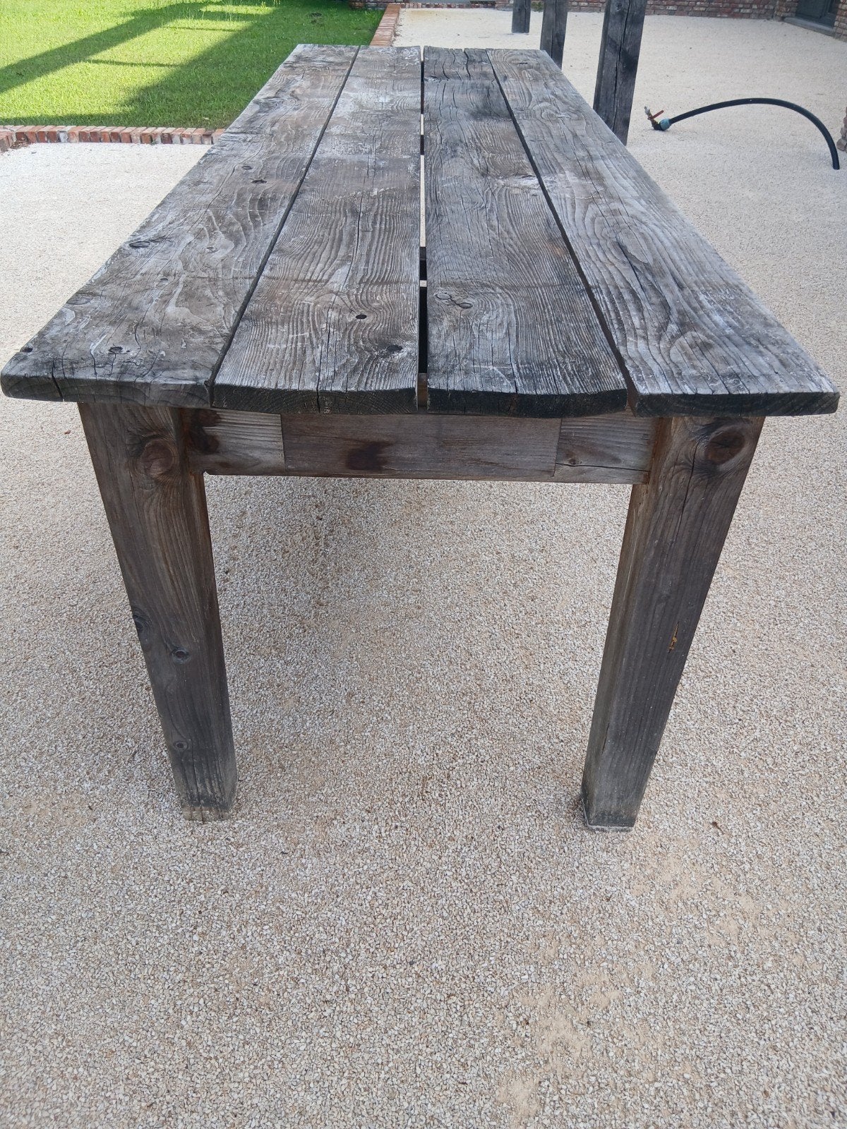 Houten tuintafel, Tuin en Terras, Ophalen, Hout