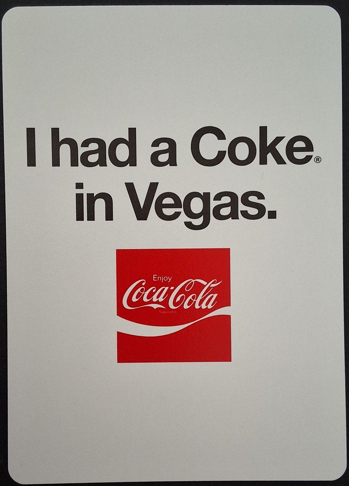 1 Speelkaart  Coca Cola, Ophalen of Verzenden