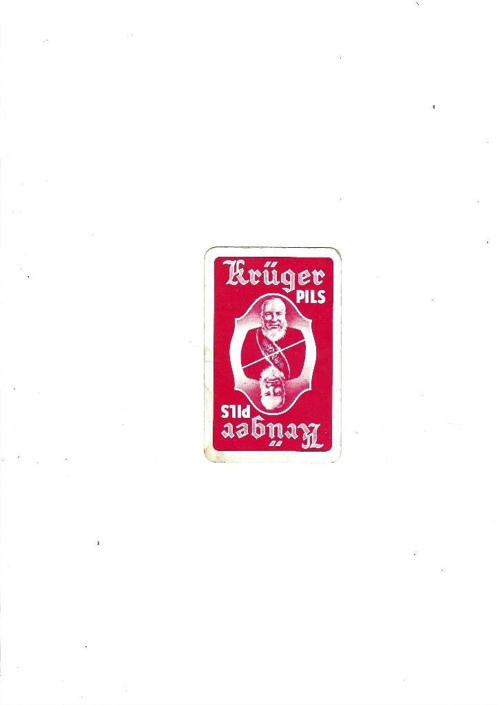 Dos de carte à jouer publicitaire (joker), Verzamelen, Ophalen of Verzenden, Gebruikt