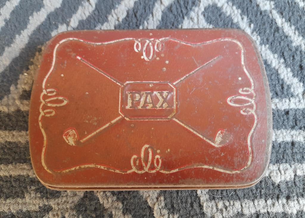 Tabaksblikje  PAX, Verzamelen, Blikken, Gebruikt, Overige, Verzenden