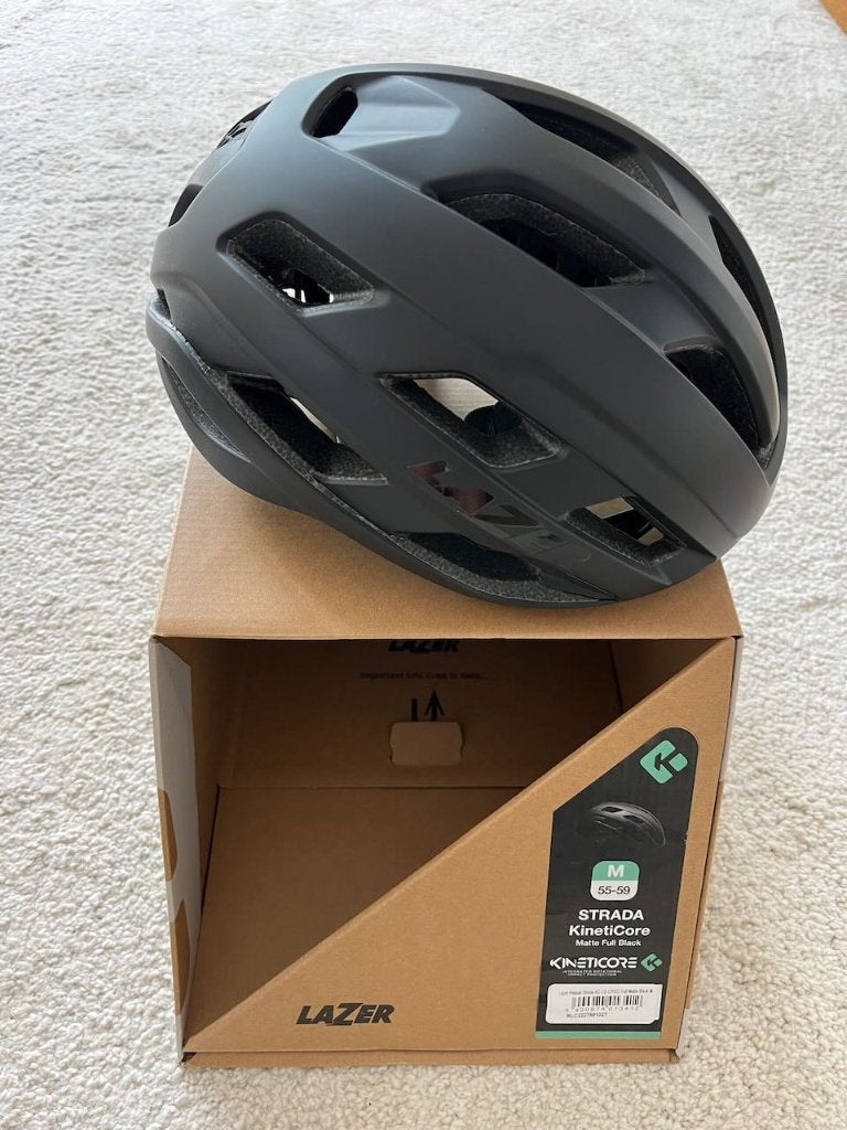 Lazer Helm Strada KinetiCore Mat Zwart Medium, Fietsen en Brommers, Ophalen of Verzenden, Nieuw