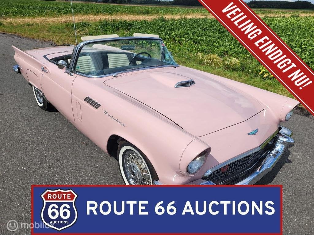 Ford Thunderbird | 1957 | Route 66 Auctions, Achat, Entreprise, Boîte manuelle, Autre carrosserie