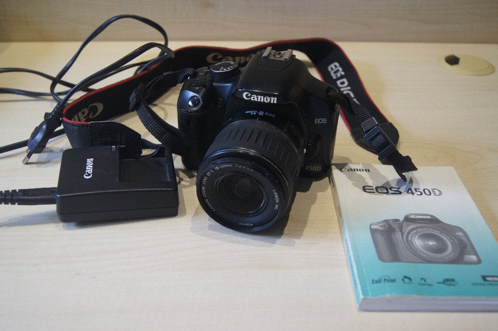 canon 450D, TV, Hi-fi & Vidéo, Batterie, Enlèvement ou Envoi, 12 mégapixels, Canon