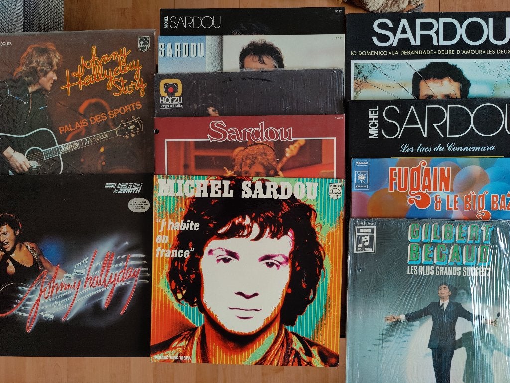 Lot de vinyles 33t musique française, CD & DVD, Enlèvement, Utilisé, Autres types