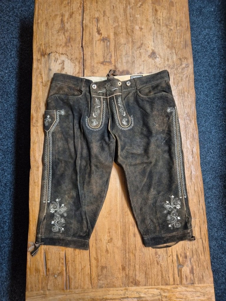 Mooie heren lederhosen, Enlèvement ou Envoi, Comme neuf, Autres tailles, Stockerpoint