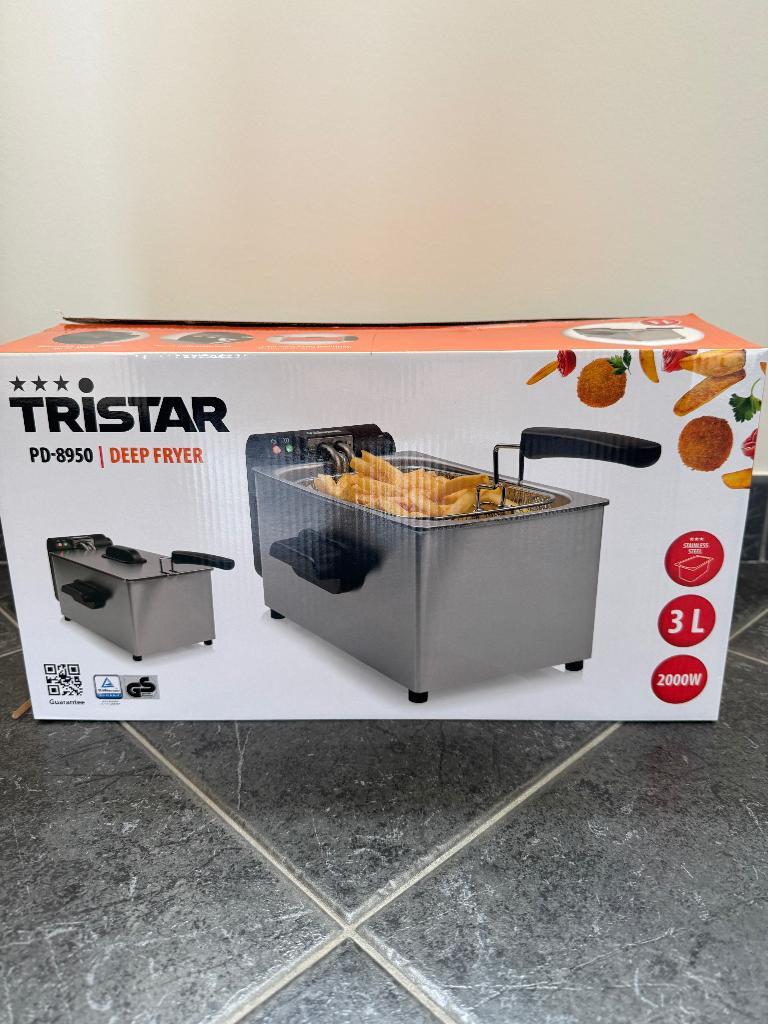 Tristar - Friteuse - 3 Liter - 2000 Watt - RVS, Elektronische apparatuur, 2 tot 3 liter, Ophalen of Verzenden, Nieuw, Uitneembare binnenpan