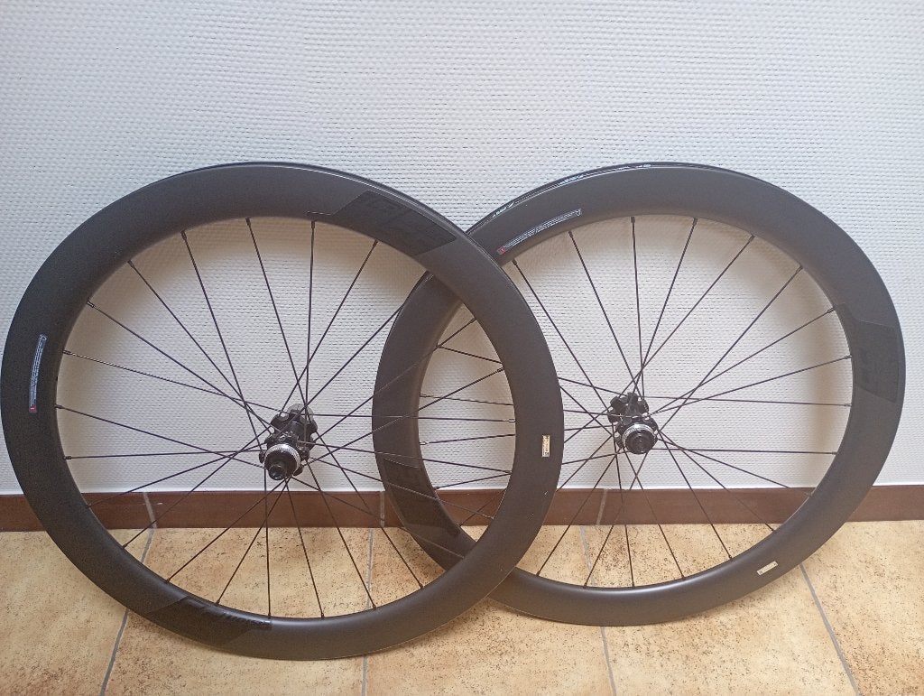 Roue de vélo de route Vision SC55 DB TLR, VISION, Comme neuf, Enlèvement, Carbone