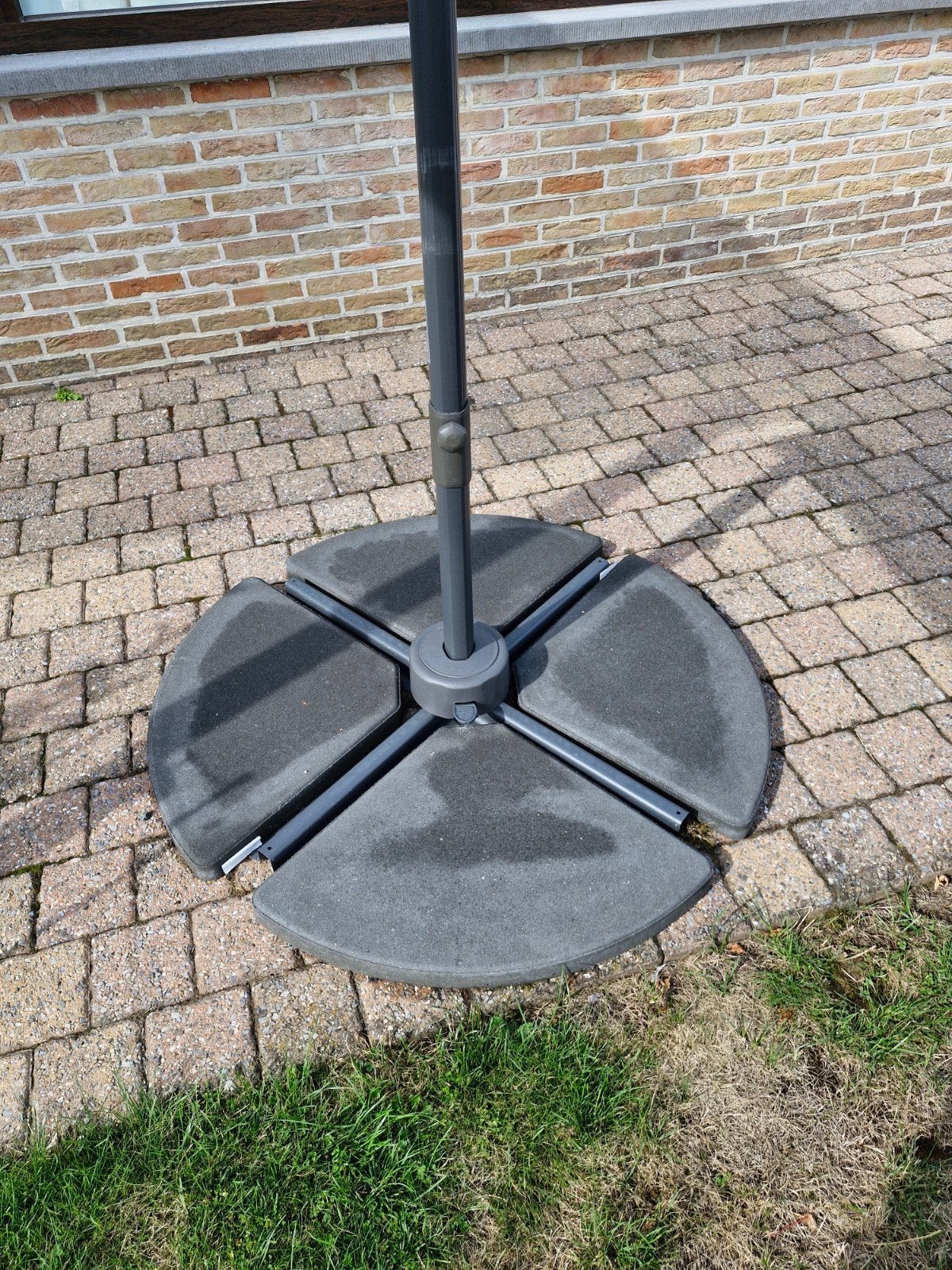 parasol, Jardin & Terrasse, Inclinable, Comme neuf, Enlèvement, 2 à 3 mètres
