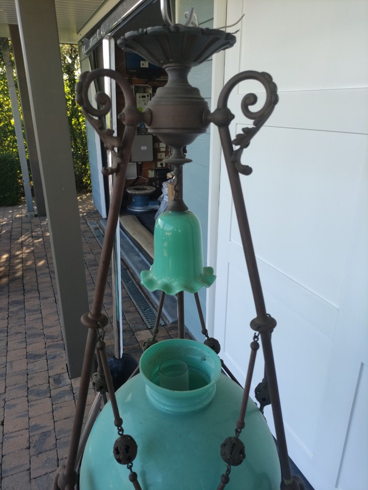 Antieke hanglamp, Antiek en Kunst, Ophalen