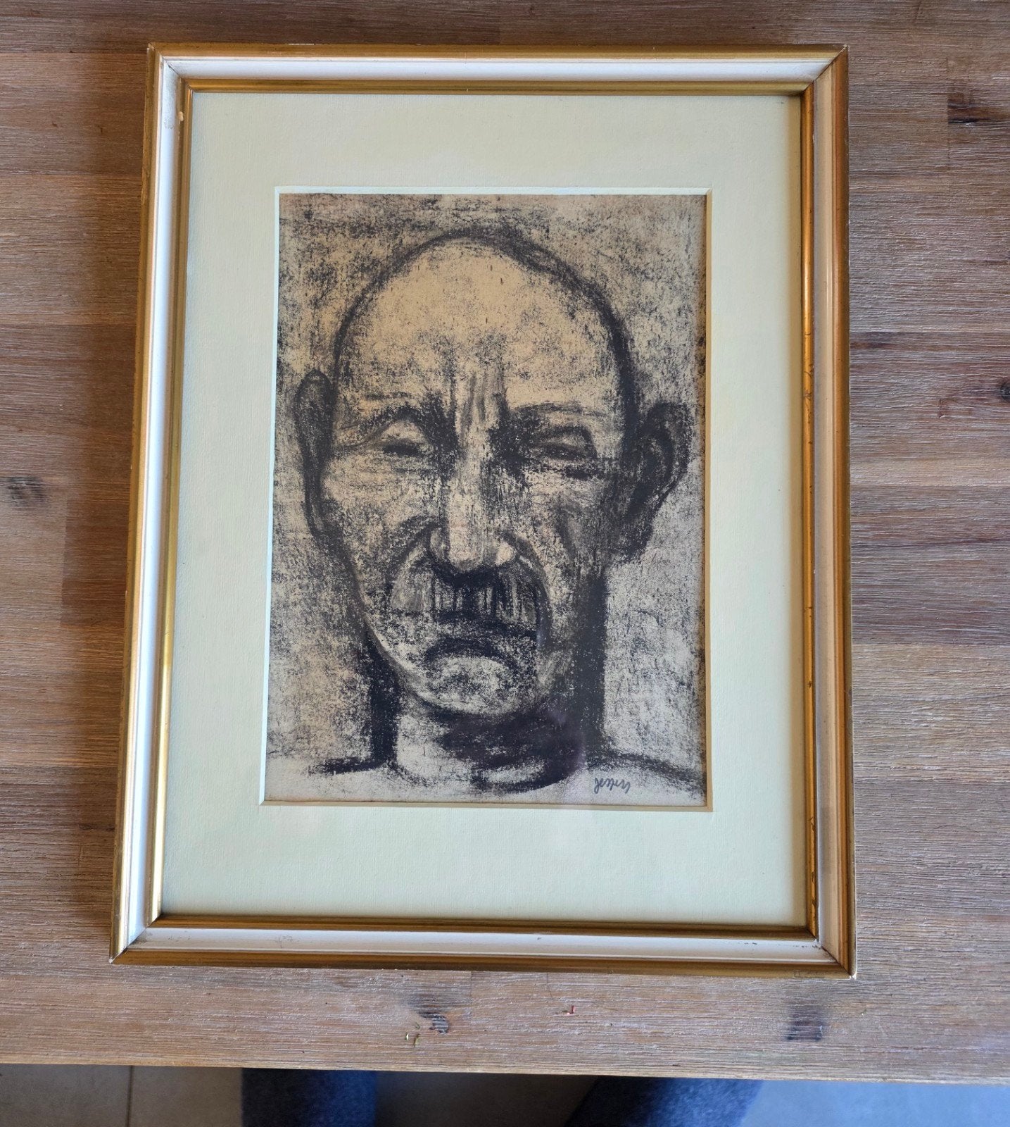 Originele houtskooltekening Floris Jespers (1889-1965) 26x18, Antiek en Kunst, Ophalen of Verzenden, Tekening, Houtskooltekening