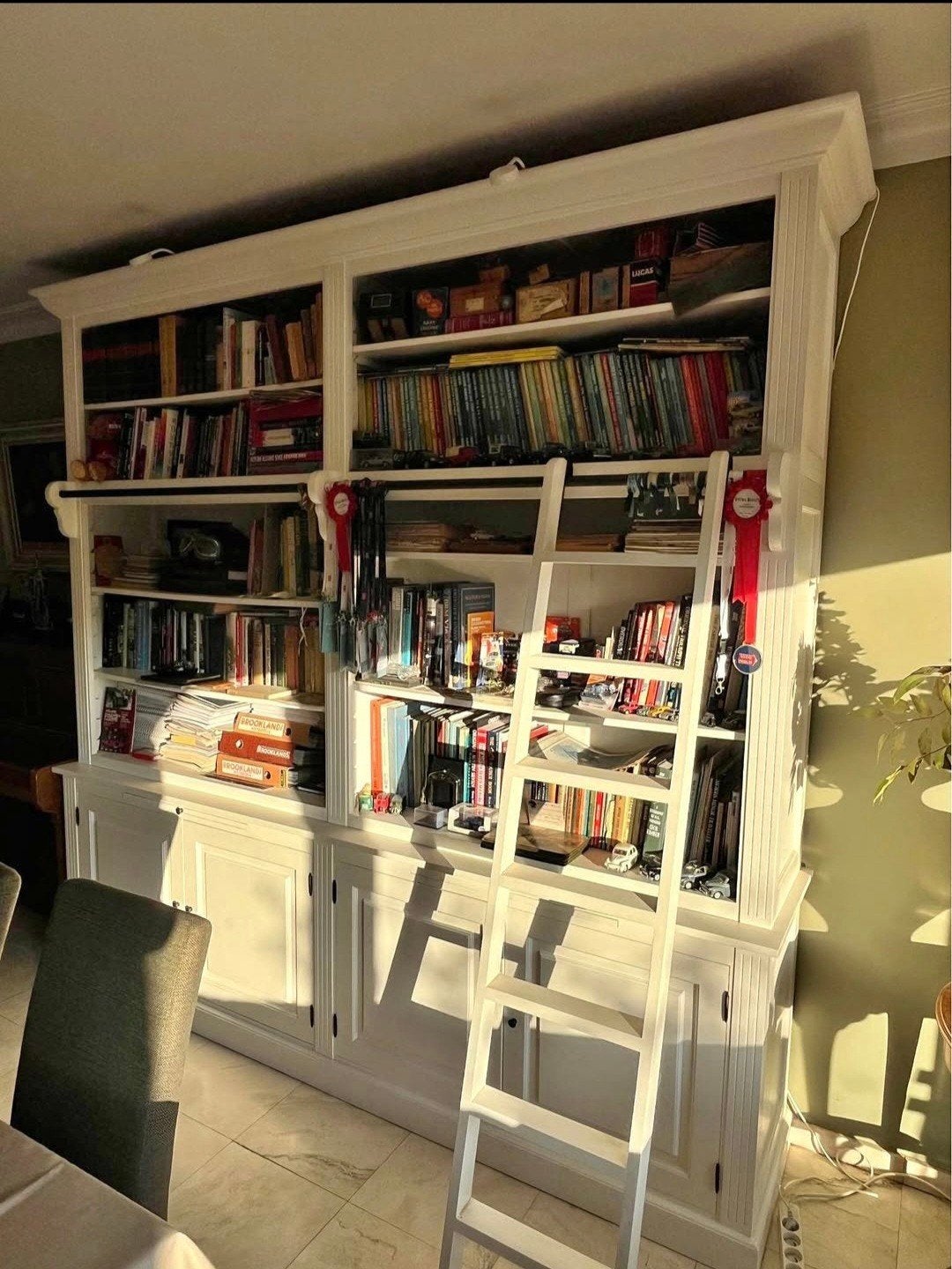 Bibliotheek landelijke boekenkast, Huis en Inrichting, Ophalen