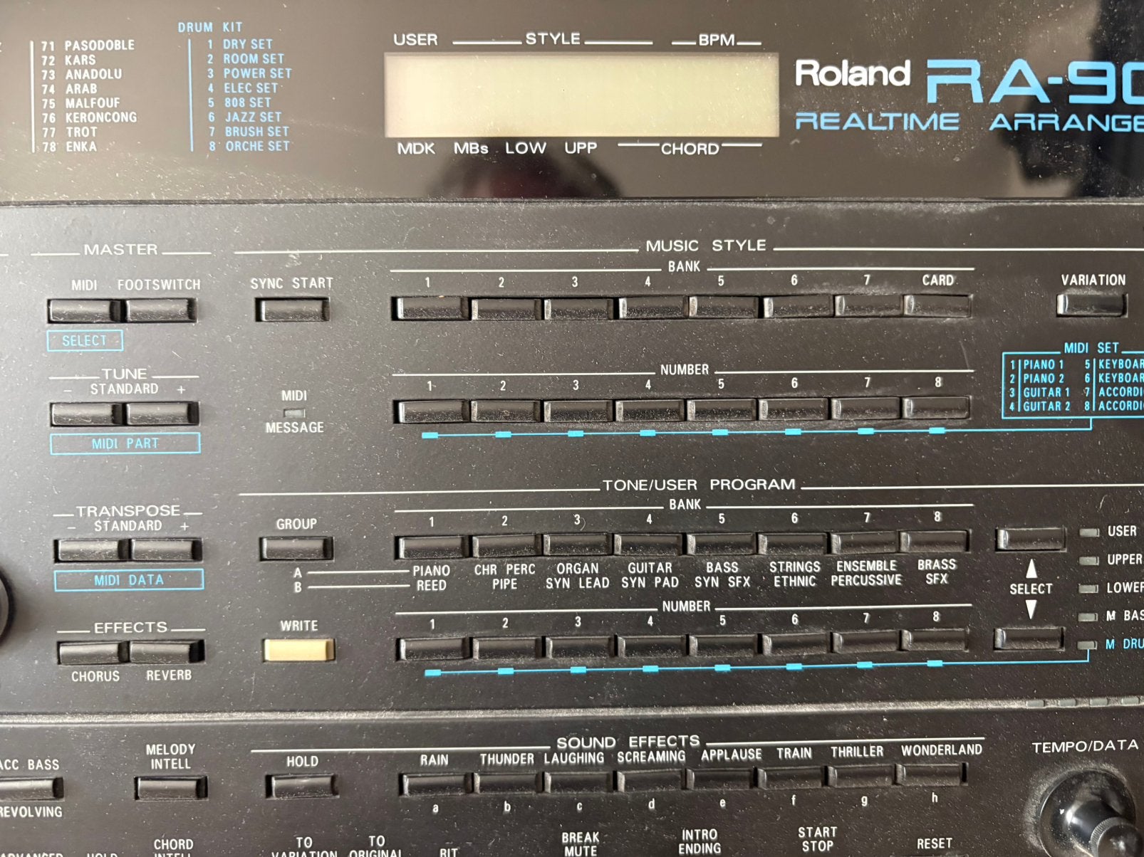 Set Roland studio materiaal, Ophalen, Gebruikt