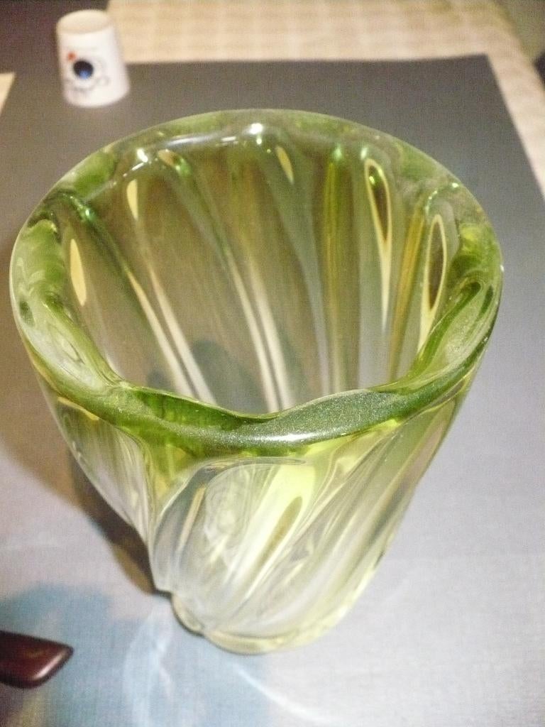 vase en cristal signe, Enlèvement ou Envoi