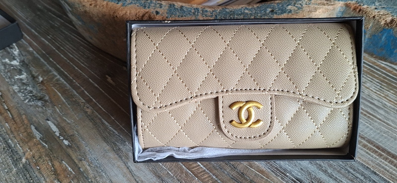 Chanel chain wallet, Handtassen en Accessoires, Portemonnees, Ophalen of Verzenden
