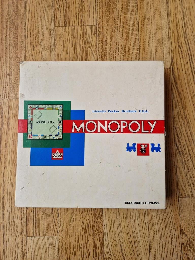 Vintage monopolyspel (Nederlandstalig), Hobby en Vrije tijd, Gezelschapsspellen | Bordspellen, Vijf spelers of meer, Ophalen, Zo goed als nieuw