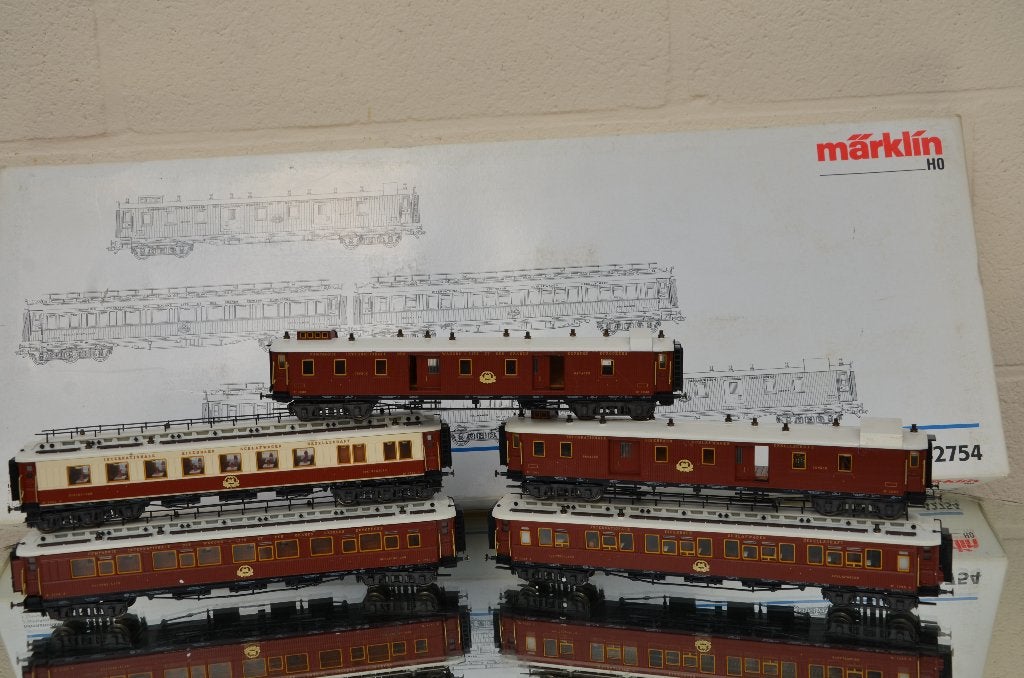 marklin 42754-coffret -5  voitures train Orient Express, Enlèvement ou Envoi, Utilisé