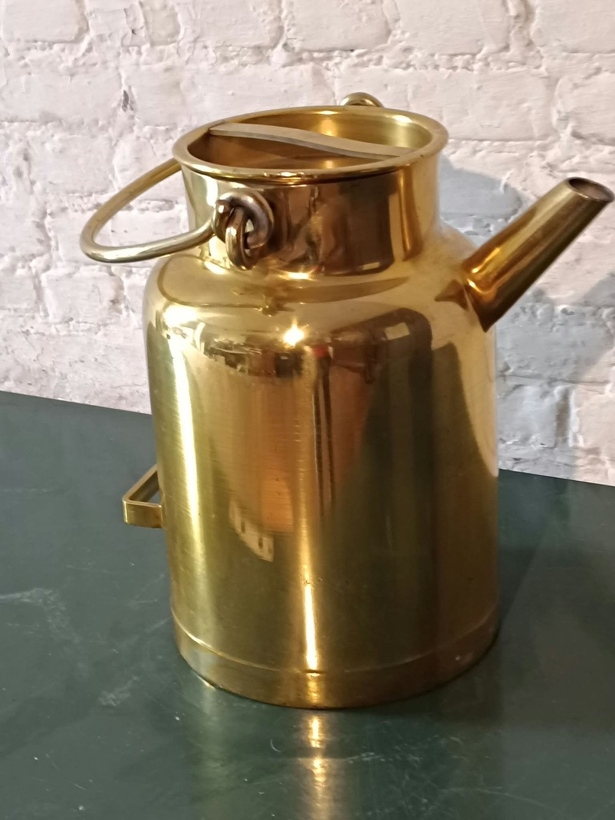 Grand pot 15 litres  à lait vintage en aluminium ., Enlèvement