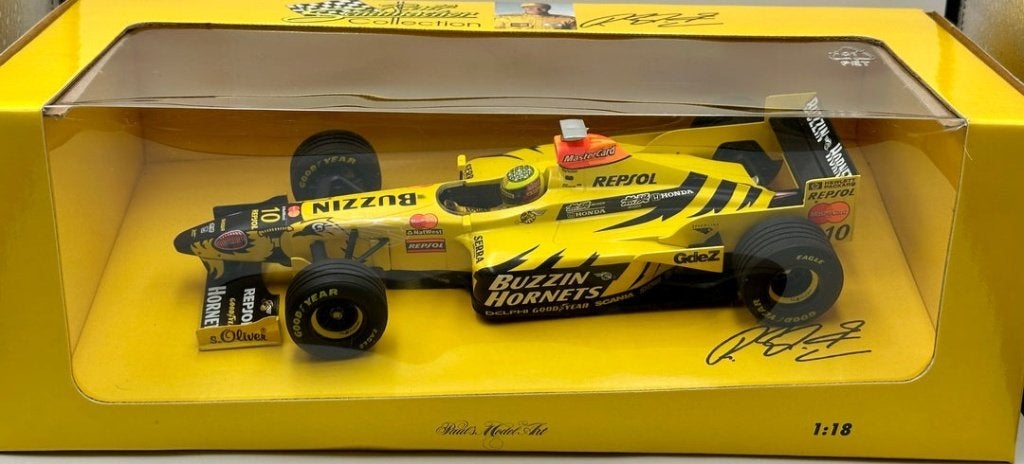 1/18 Jordan Mugen-Honda V10 198 R.Schumacher 1998 MINICHAMPS, Ophalen of Verzenden, Nieuw, Auto, MiniChamps