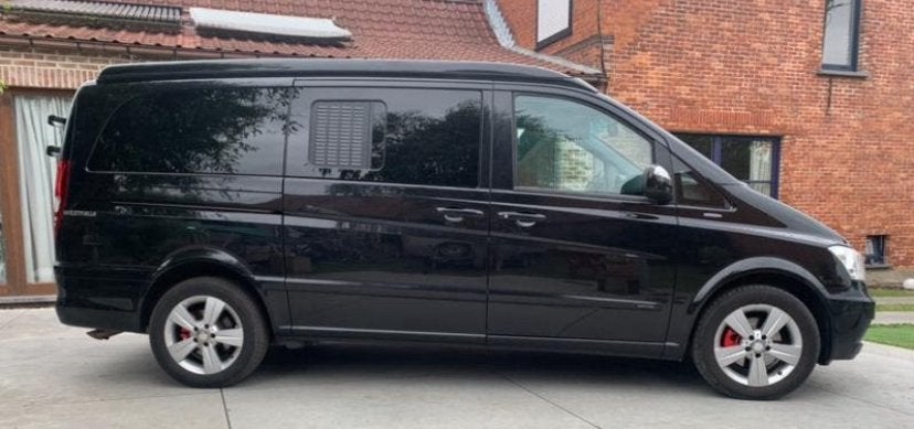 Mercedes-Benz Viano Westfalia Marco Polo Camper, 6 plaatsen!, Auto's, Stof, Parkeersensor, Zwart, 120 kW
